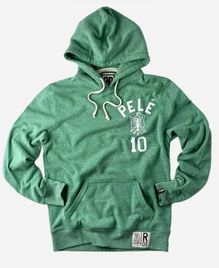 Pelé Brasil 10 Green Hoodie
