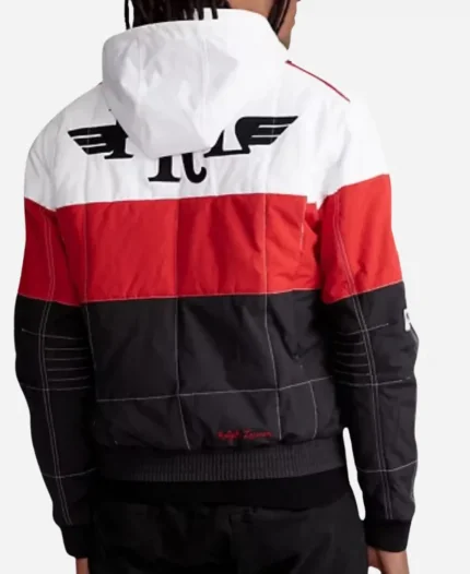 Polo Ralph Lauren Speed Parts White, Red & Black Racing Jacket
