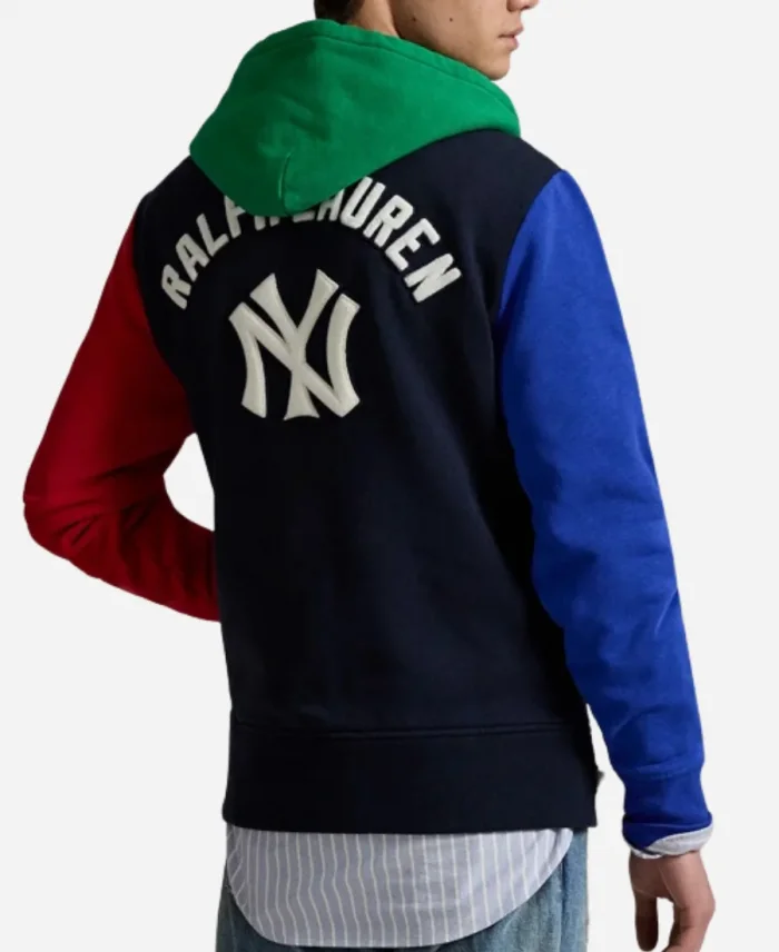 Polo Ralph Lauren Yankees Multicolor Fleece Hoodie For Unisex