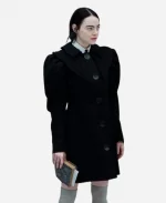Poor Things 2023 Emma Stone Black Coat