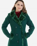 Rescuing Christmas 2023 Rachael Leigh Cook Trench Coat