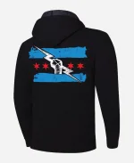 Return of CM Punk Black Zipper Hoodie For Men's
