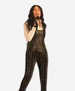 Royal Variety Performance 2023 Cher Black Leather Vest