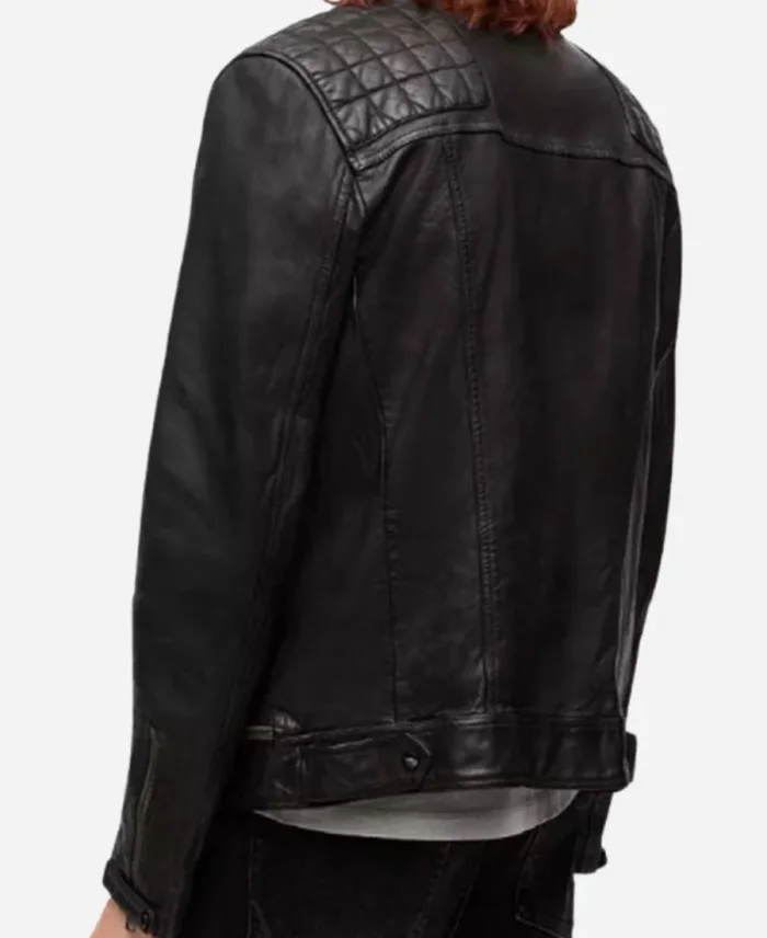 Ruby Stokes The Jetty 2024 Black Leather Jacket