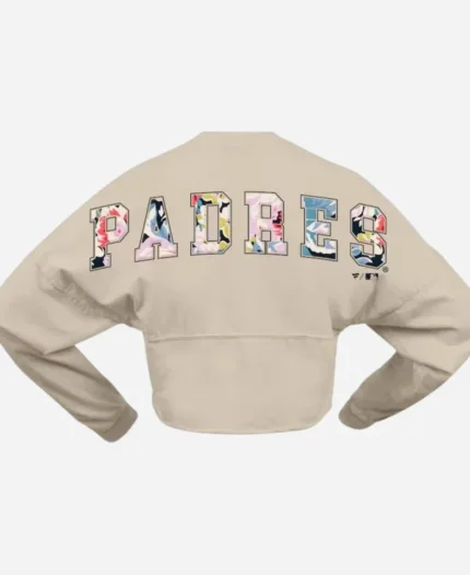 San Diego Padres Cropped Long Sleeve T-Shirt For Sale