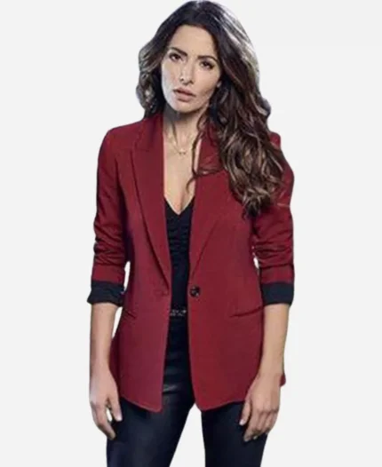 Sarah Shahi Sex Life Maroon Blazer