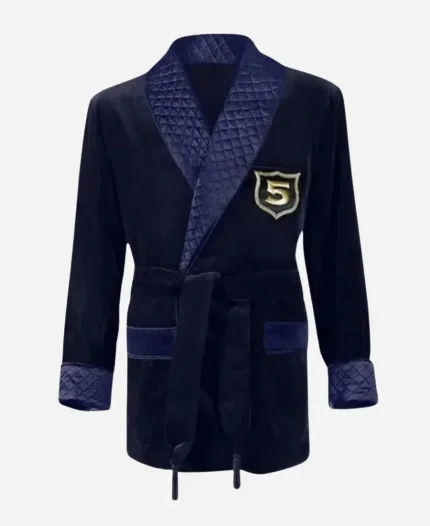 Saturday Night Live SNL Dwayne Johnson Five Timers Club Blue Velvet Coat