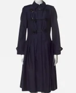 Savannah Guthrie Blue Trench Coat