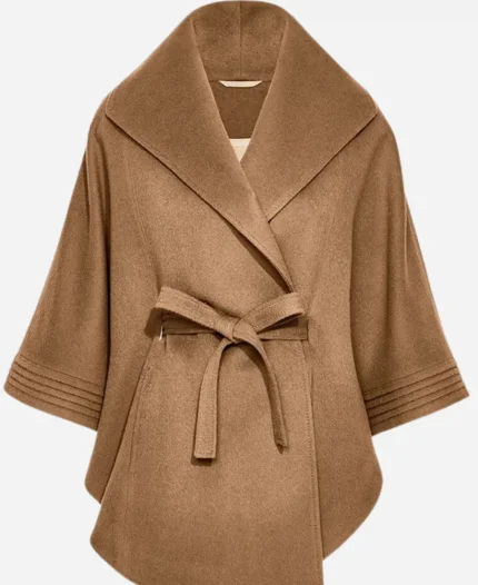 Sentaler Meghan Markle Brown Cape Coat