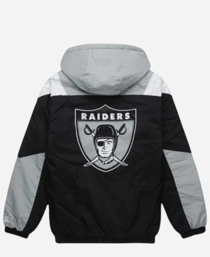 Starter Las Vegas Raiders Half-Zip Hoodie Jacket For Sale