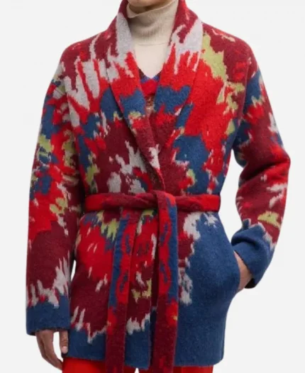 TV Show The Voice Season 25 John Legend Tie Dye Wrap Cardigan For Sale