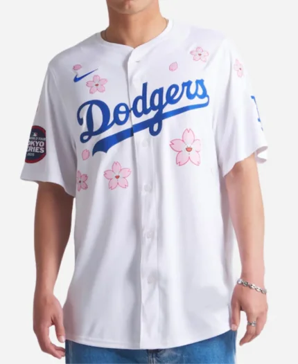 Takashi Murakami LA Dodgers White Jersey For Sale