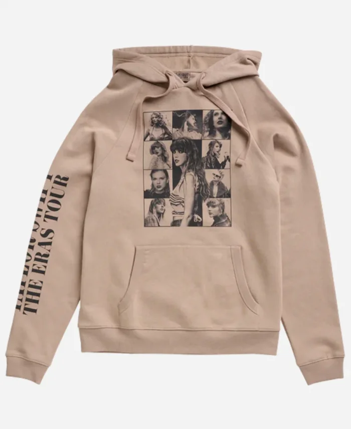 Taylor Swift The Eras Tour Taupe Hoodie
