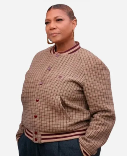 The Equalizer S05 Queen Latifah Checked Jacket