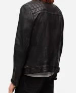 The Jetty 2024 Ruby Stokes Black Biker Leather Jacket