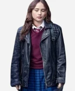 The Jetty 2024 Ruby Stokes Black Leather Jacket