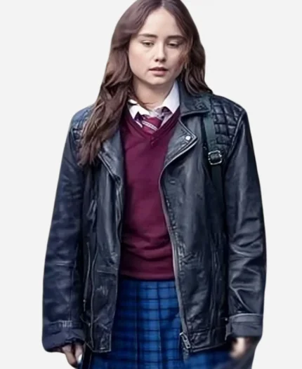 The Jetty 2024 Ruby Stokes Black Leather Jacket