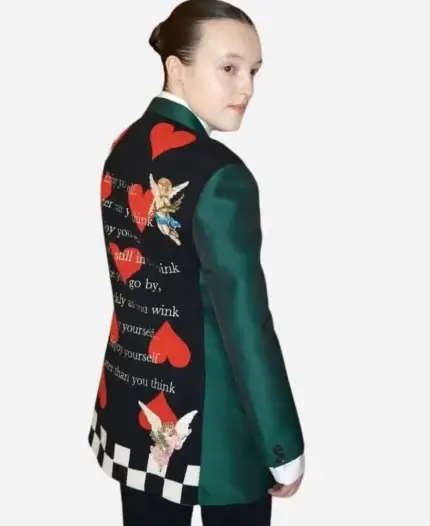 The Last Of Us S2 Bella Ramsey Premiere Green Suit