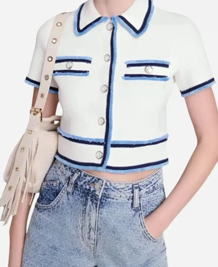The Sex Lives of College Girls Season 03 Gracie Lawrence ShortSleeve Cropped Jacket