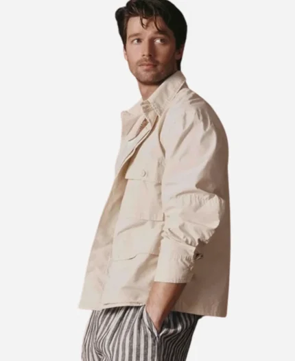 The White Lotus x Banana Republic 2025 Patrick Schwarzenegger Cotton Jacket