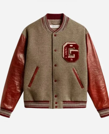 The voice Season 27 Michael Buble Burgundy Varsity Jacket