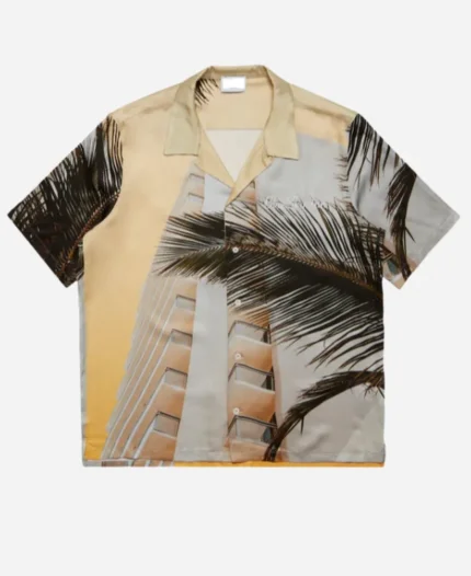 Today Scott Thomas Palm Tree Print Shirt For Sale