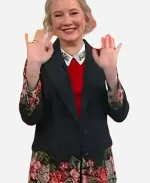 Today Show Clea Shearer Black Floral Blazer
