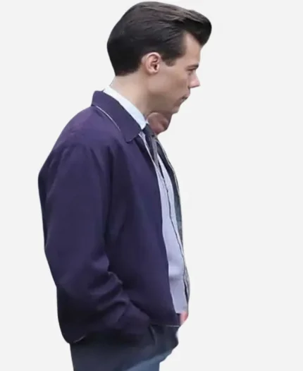 Tom Drama Movie My Policeman 2021 Harry Styles Blue Jacket