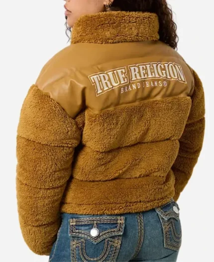 True Religion Sherpa Embroidered Jacket
