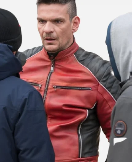 Tudor Chirila April X 2024 Tetris Motorcycle Leather Jacket