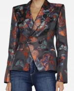 Tv Series Beyond The Gates 2025 Hayley Lawsons Butterfly Jacquard Blazer