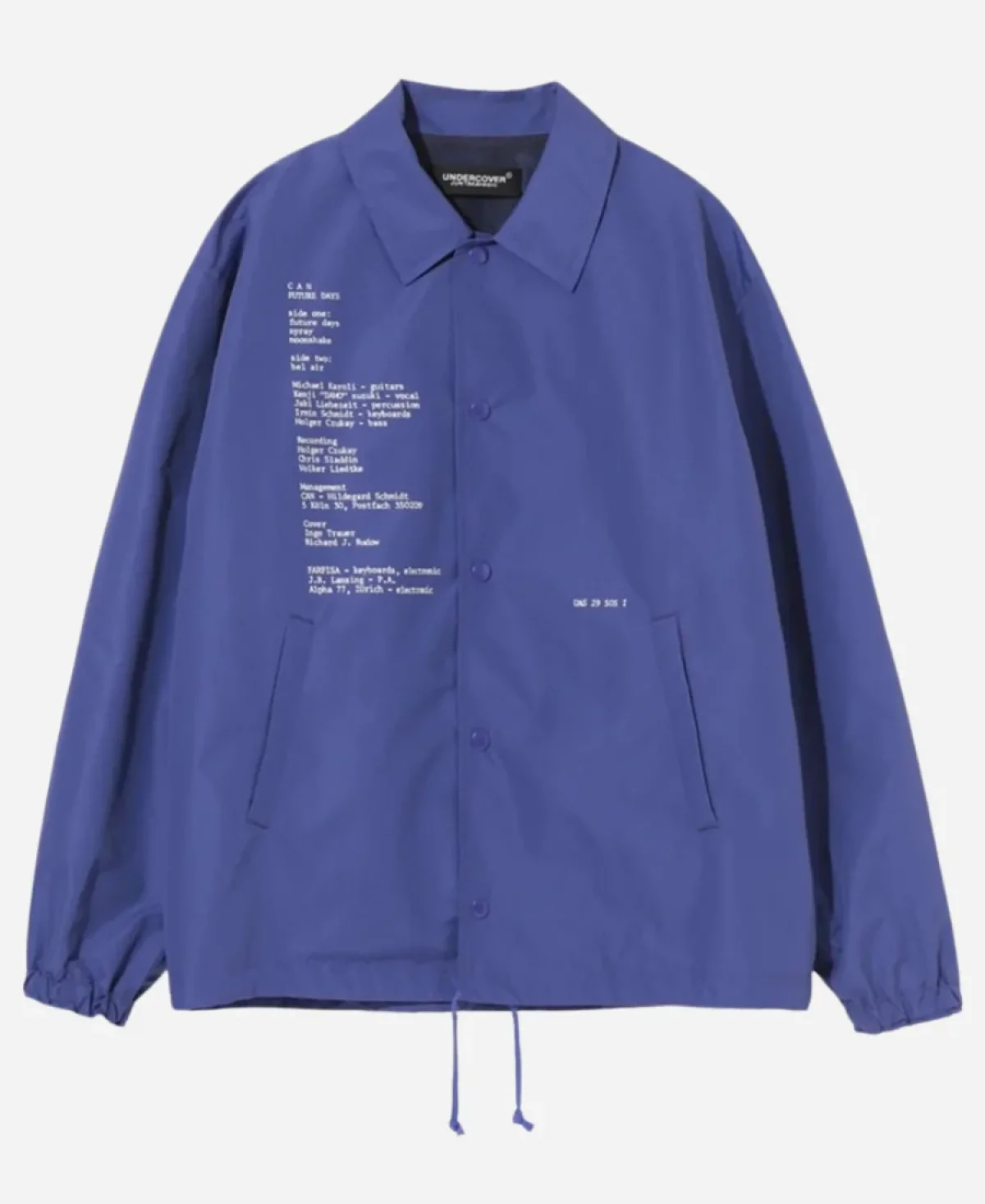 Undercover Records x CAN Blue Bomber Jacket - Jacket Era