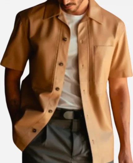 Watch What Happens Live 2025 Dylan Efron Nude Leather Shirt