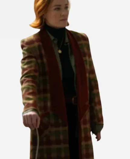 Will Trent S03 Erika Christensen Checkered Coat