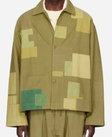 Zack Fox Patchwork Shirt Jacket