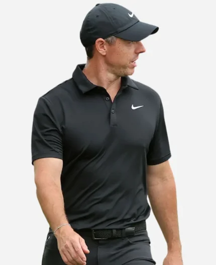 Zurich Classic Rory McIlroy Black Polo Shirt