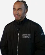 2023 Las Vegas Grand Prix Speed City AMG x IWC Lewis Hamilton Black Jacket