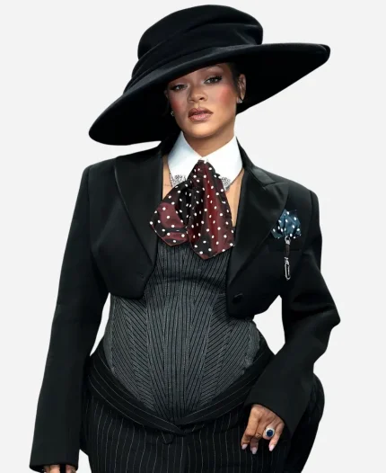 2025 Met Gala Rihanna Cropped Blazer