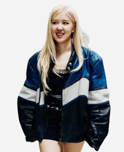 2025 Mimai GP ROSÉ Leather Racer Jacket
