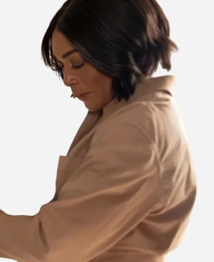 9-1-1 S08 Angela Bassett Brown Utility Jacket