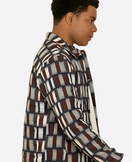 9-1-1 S08 Elijah M. Cooper Plaid Jacket