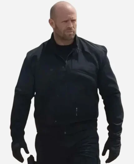 A Working Man 2025 Jason Statham Black Jacket