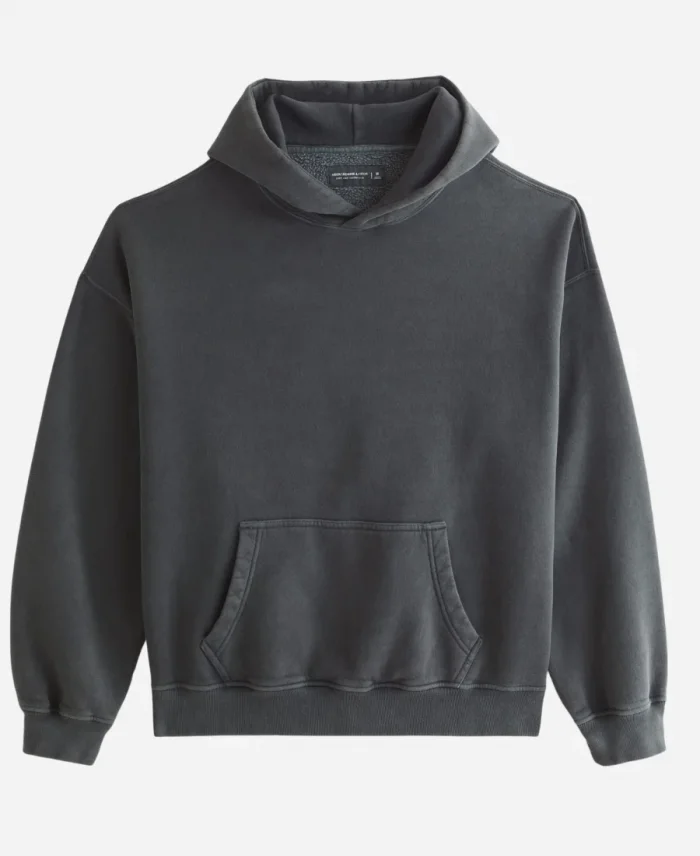 Abercrombie Essential Grey Popover Hoodie