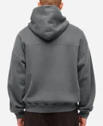 Abercrombie Essential Popover Grey Hoodie For Unisex
