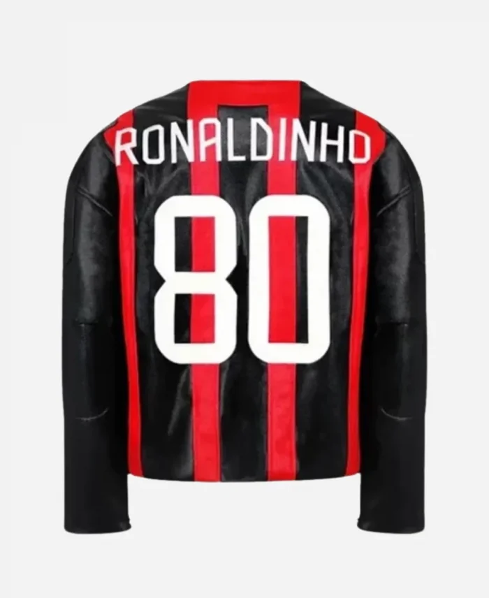 Abyss R80 Milan Leather Red And Black Jacket