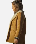 Adèle Exarchopoulos Wingwomen Leather Shearling Jacket