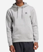 Adidas Trefoil Essentials Grey Hoodie