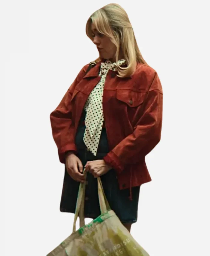 Aimee Gibbs Sex Education S04 Suede Jacket
