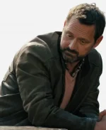 Ali Suliman TV Series Prime Target Dr. Akram Nizar Brown Leather Jacket
