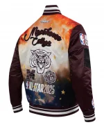 All-Star Game 2025 Morehouse Collage Satin Jacket